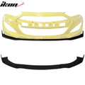 2013-2016 Hyundai Genesis Coupe IKON Style Blcak Front Bumper Lip PU