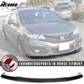 2014-2015 Honda Civic Coupe IKON Style Unpainted Front Lip Splitter PU