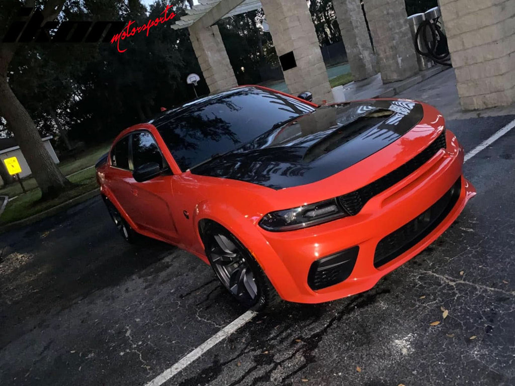 2015-2023 Dodge Charger Hood w/ Vent Demon Style Car Hood Aluminum
