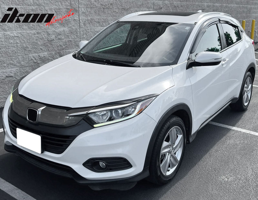 2016-2022 Honda HRV Window Visor Mugen Style Smoke Tinted Acrylic