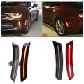 2016-2024 Chevy Camaro Front Rear Side Marker Lights Yellow Red Lamps