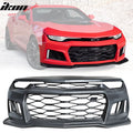 2019-2024 Chevy Camaro ZL1 Style Unpainted Front Bumper Guard Cover PP