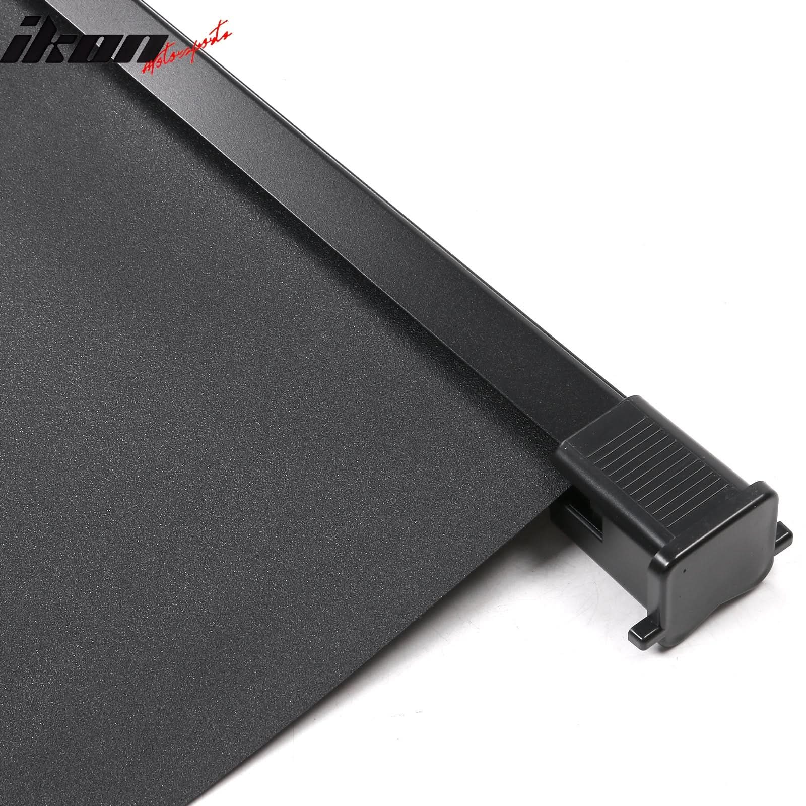2019-2024 Volvo V60 Wagon Black Trunk Cargo Cover PVC Aluminum Rod