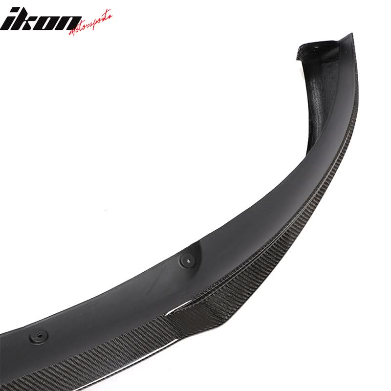 2020-2024 Tesla Model Y Front LipIKON Style Lip Spoiler Carbon Fiber