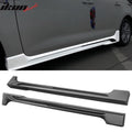 2020-2025 Toyota Corolla Sedan Matte Black Side Skirts Rocker Panel PP