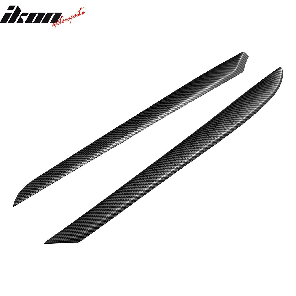2021-2023 Tesla 3 23 Y Matte Carbon Fiber Center Front Door Panel ABS