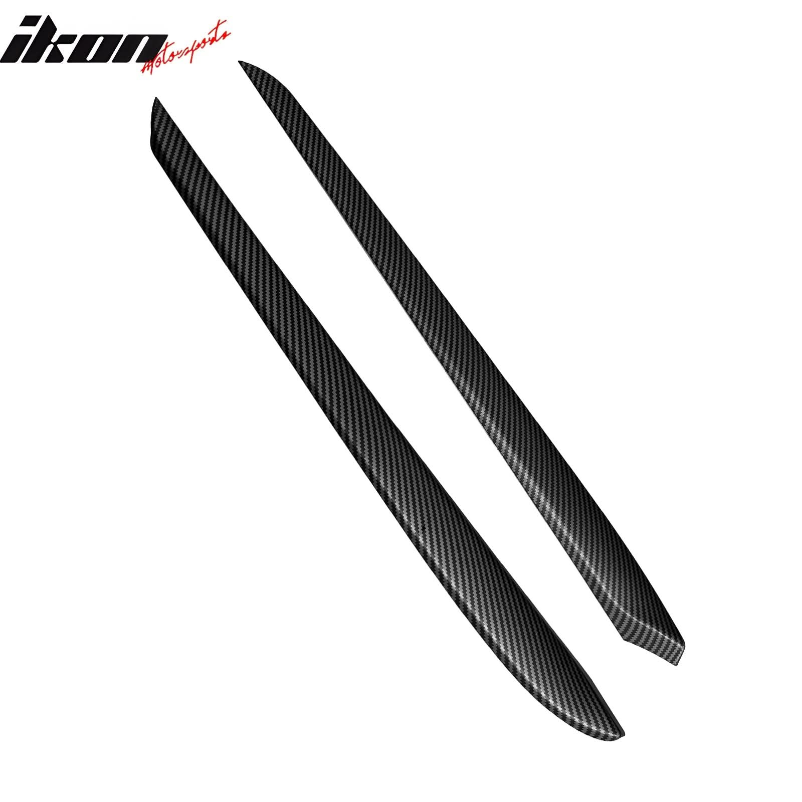 2021-2023 Tesla 3 23 Y Matte Carbon Fiber Center Front Door Panel ABS