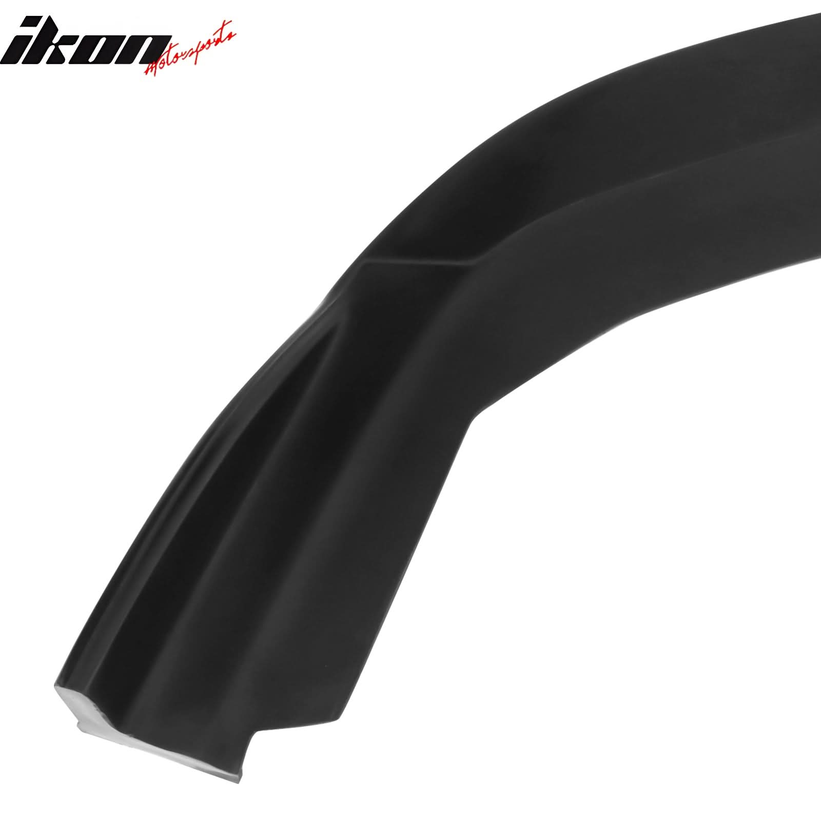 2022-2024 Honda Civic IK1 Style Unpainted Black Front Bumper Lip PU
