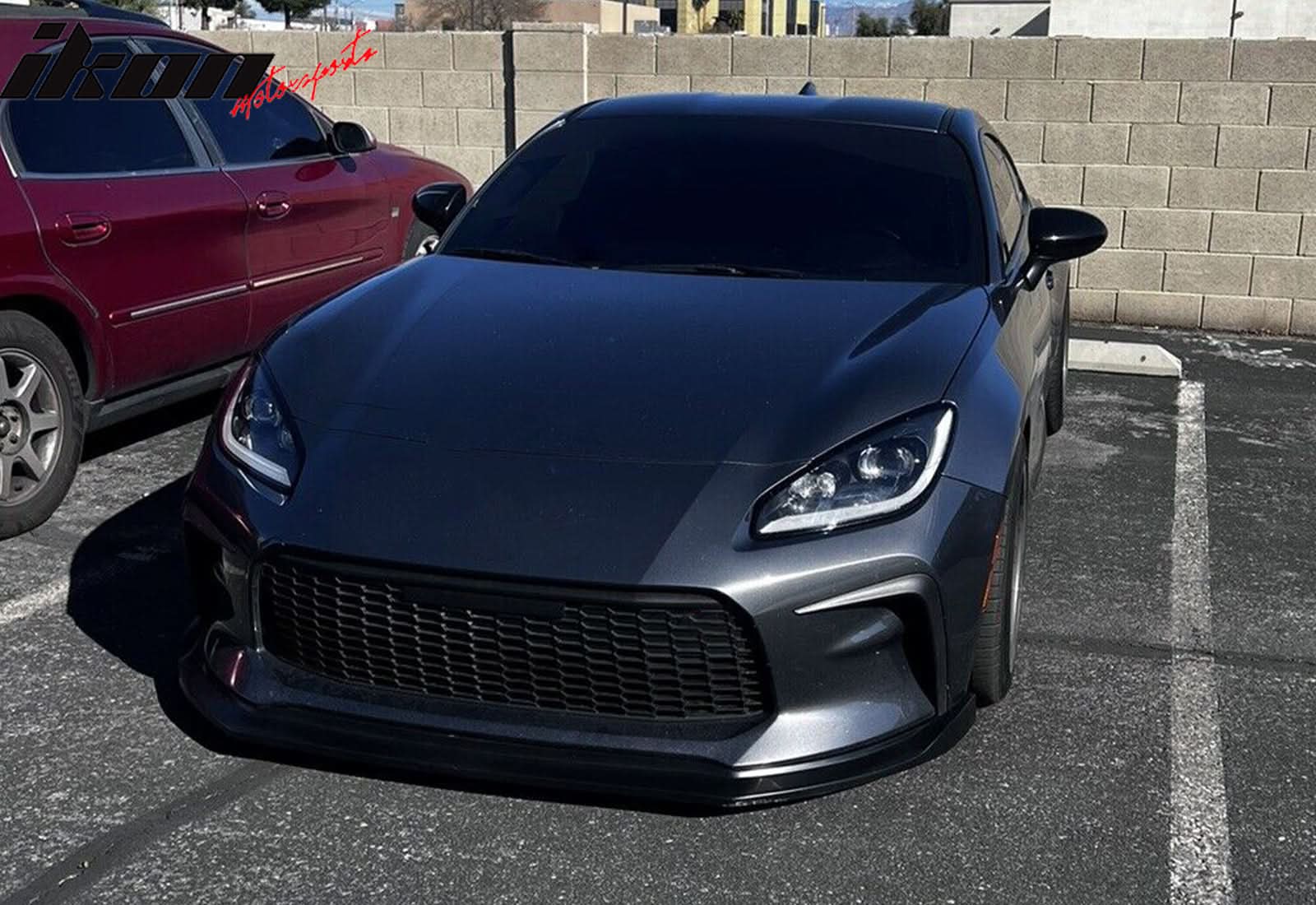 2022-2025 Toyota GR86 Coupe CS Style Unpainted Front Bumper Lip PU
