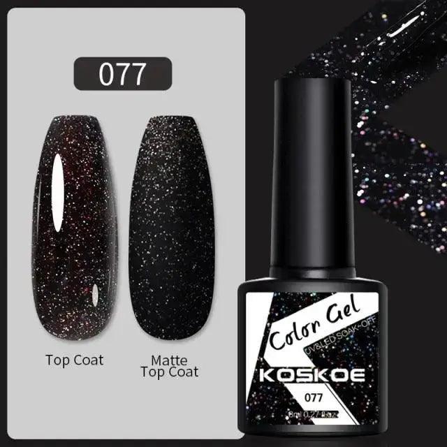 Spring Summer Nail Gel Polish Colorful UV LED Diamond Stylish Glossy and Matte Fashion Design For Womens