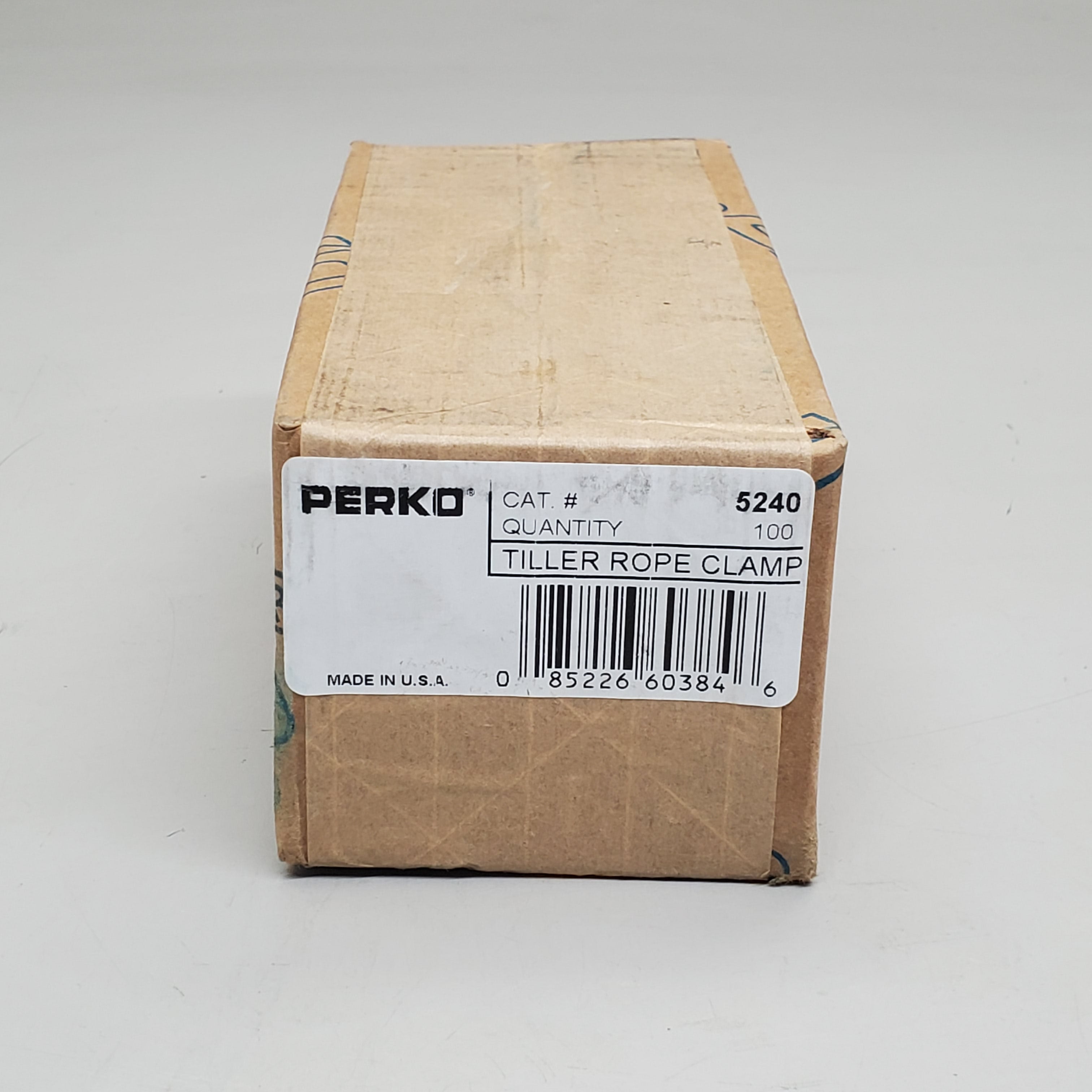 PERKO (100 Pack) Tiller Wire Rope Clamps for 1/8"-3/16" Steel Cable 5240 (Screws Not Included)