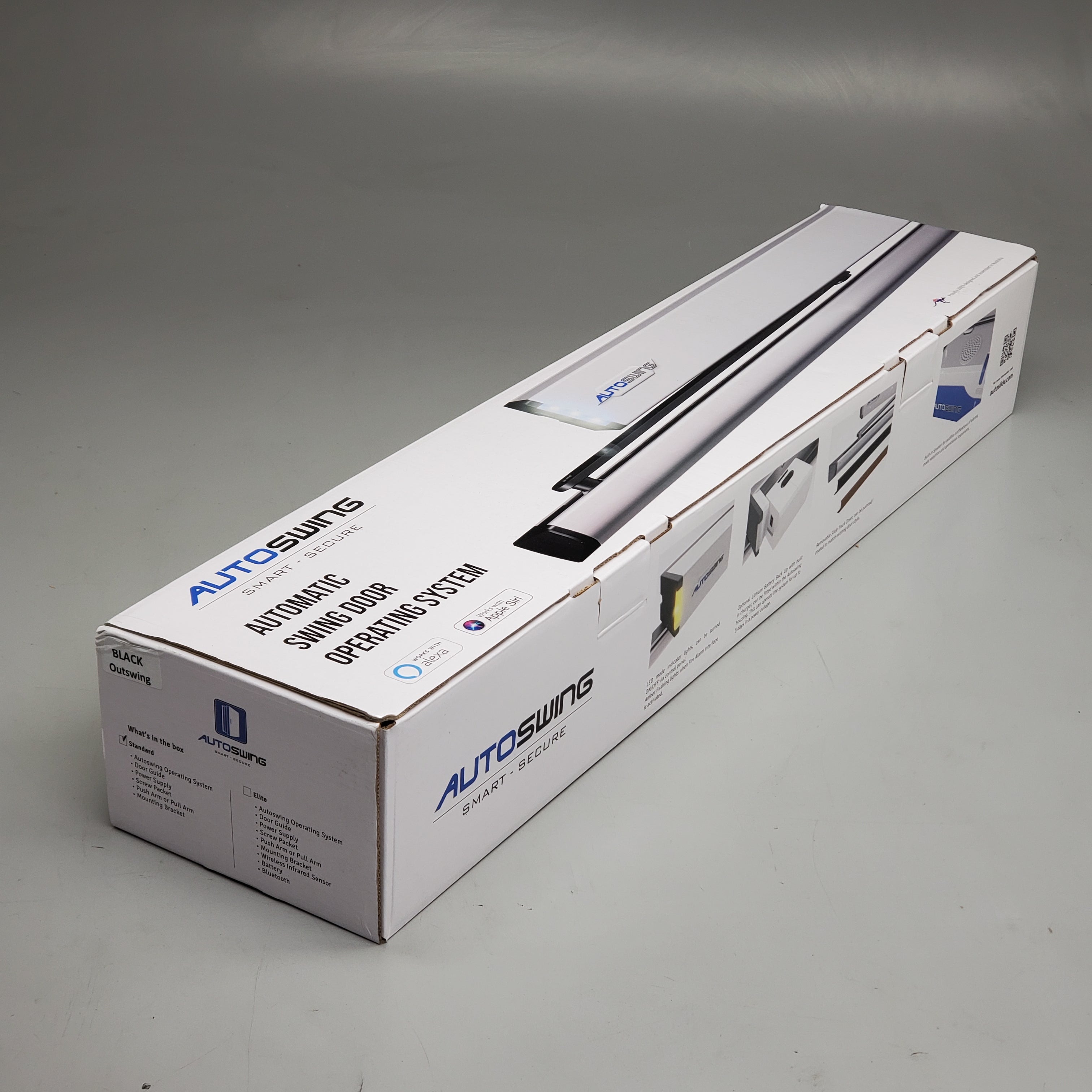 AUTOSWING Smart Secure Automatic Swing Door Operating System Outswing Standard Kit