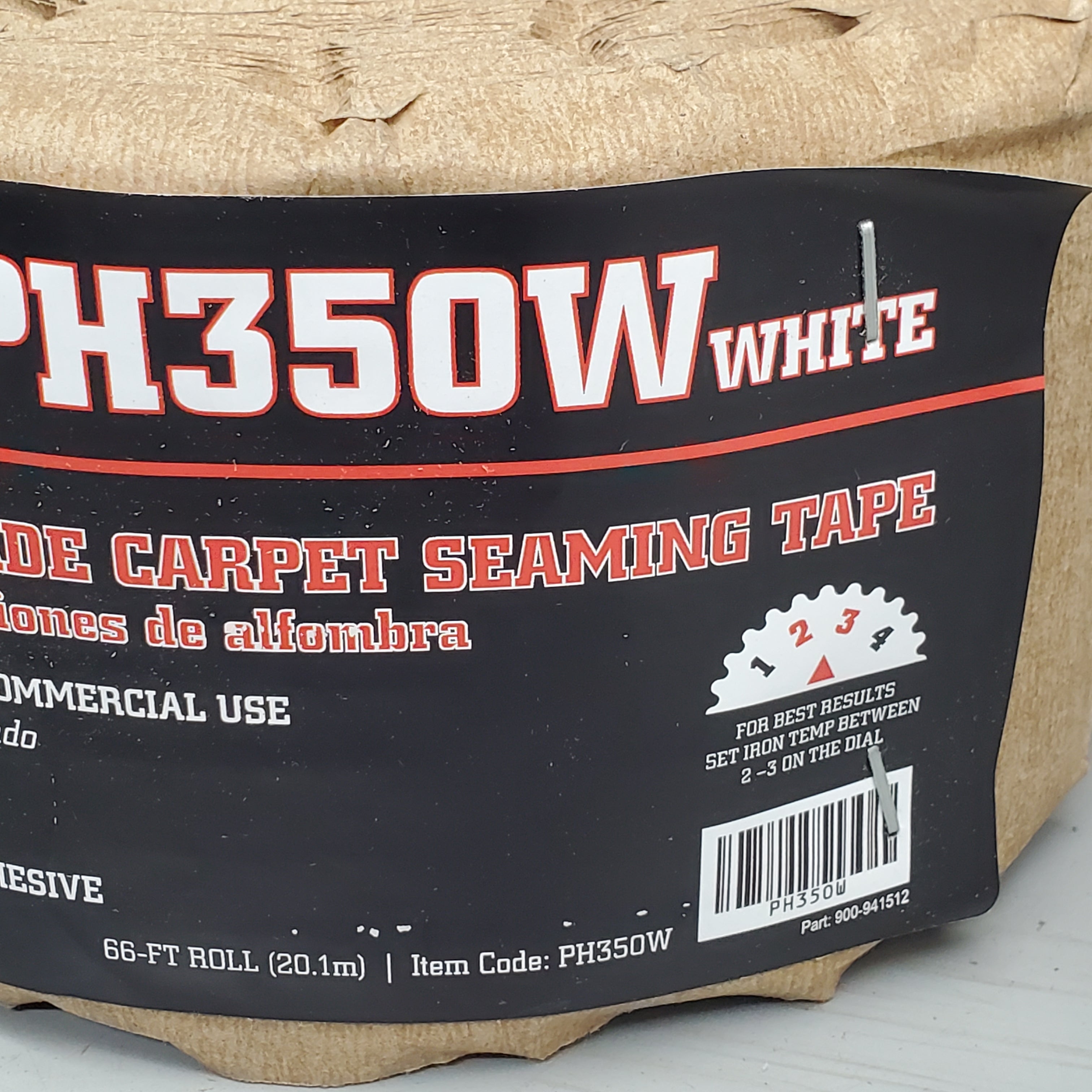 POWERHOLD Plus Premium Carpet Seaming Tape 4"x66' PH350W