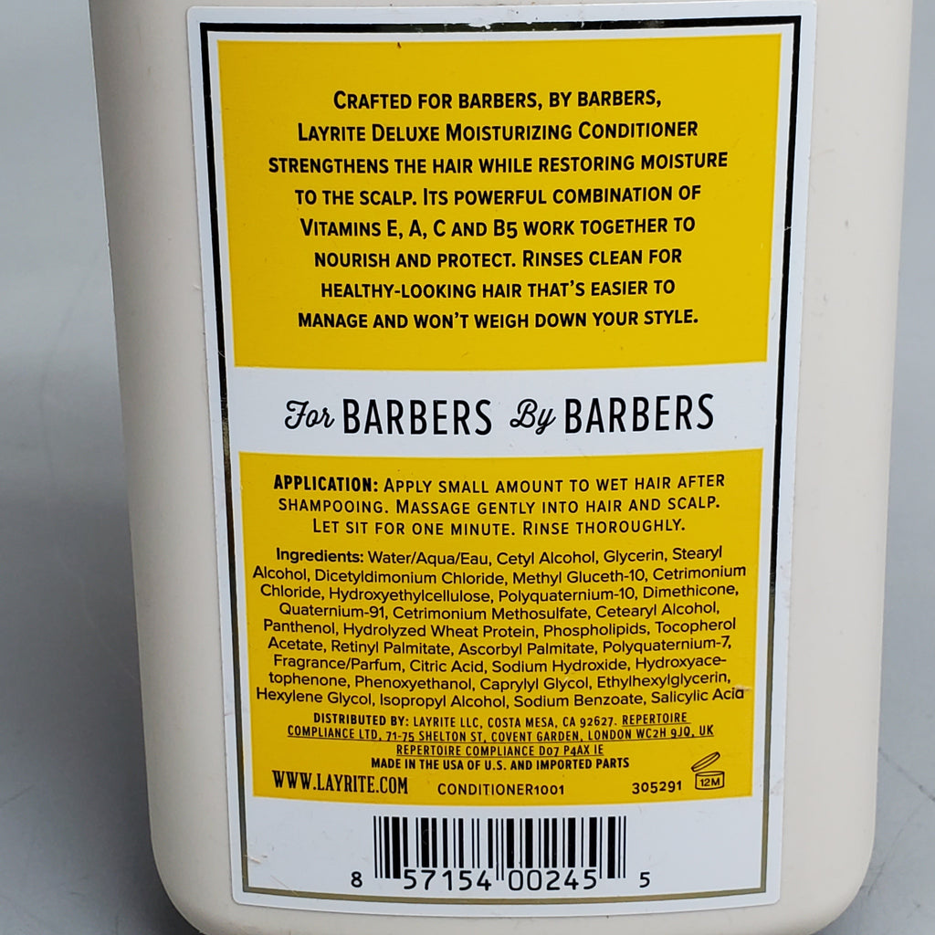 LAYRITE DELUXE Moisturizing Conditioner 10 fl oz Refreshing Restoring