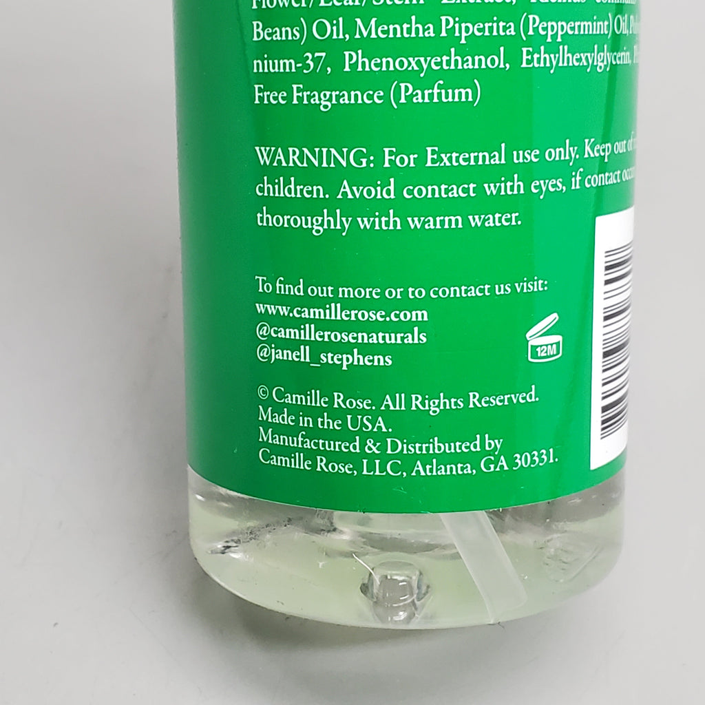 CAMILLE ROSE Rosemary Water Daily Strengthening Mist 8 fl oz Haircare CRN-1425