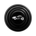 20pcs Universal Branded Silicone Car Door Shock Absorbing Buffers Protector Stickers Bumper, Fluorescent and Blac