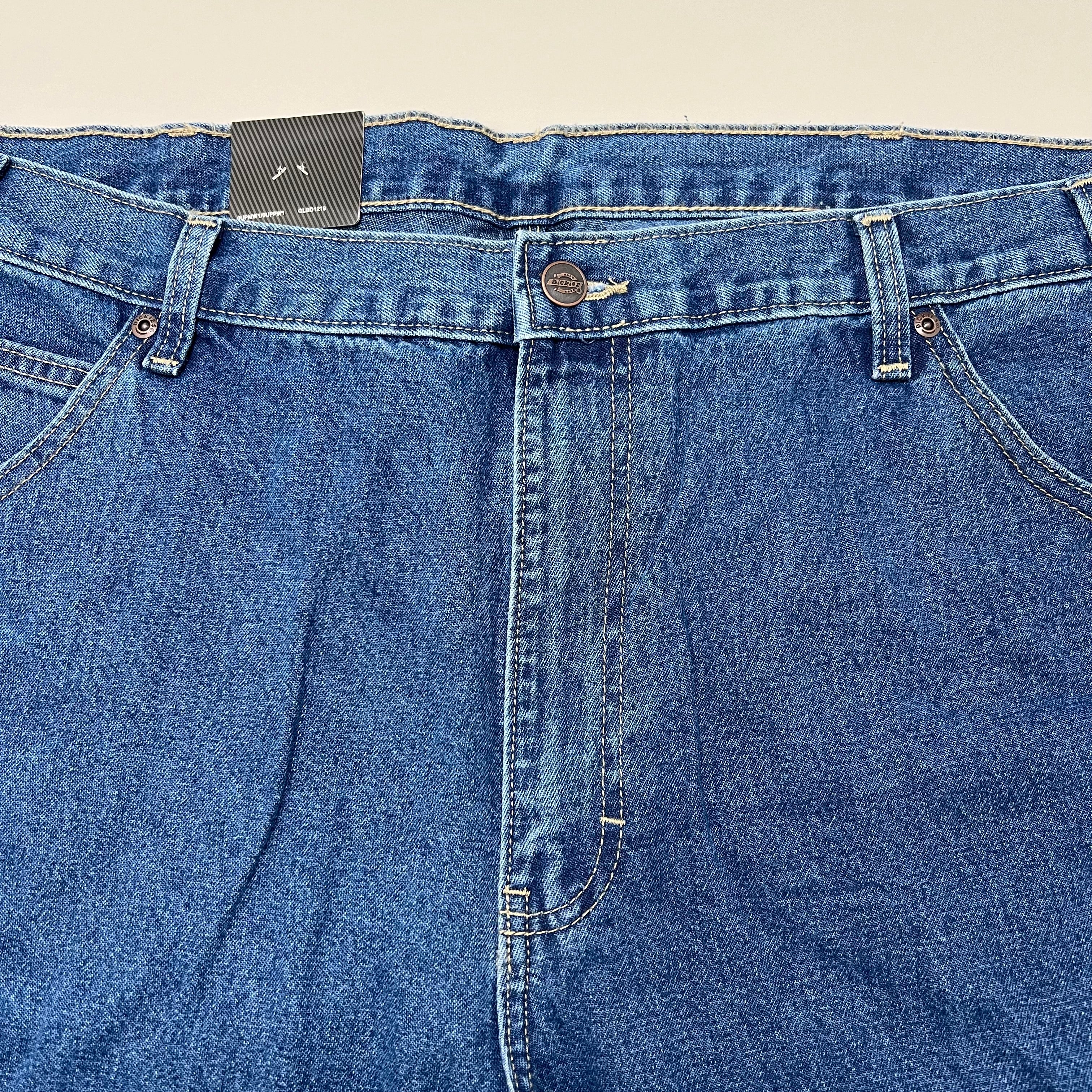 DICKIES Relaxed Fit Carpenter Jean Mns Sz 40X30 Stonewashed Indigo Blue 19294SNB