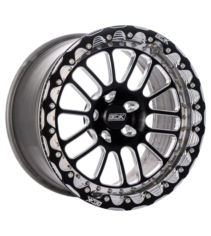 Belak Wheels Belak 18x10 / 5.75in BS / 5x112 BP / High Pad / Series 2 Wheel - Single Beadlock 18105112S25SB-SBL