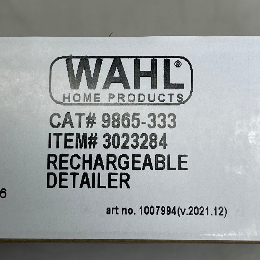 WAHL Groomsman Rechargeable Trimmer Precision Detailer Nose Eyebrow Neckline 3023284