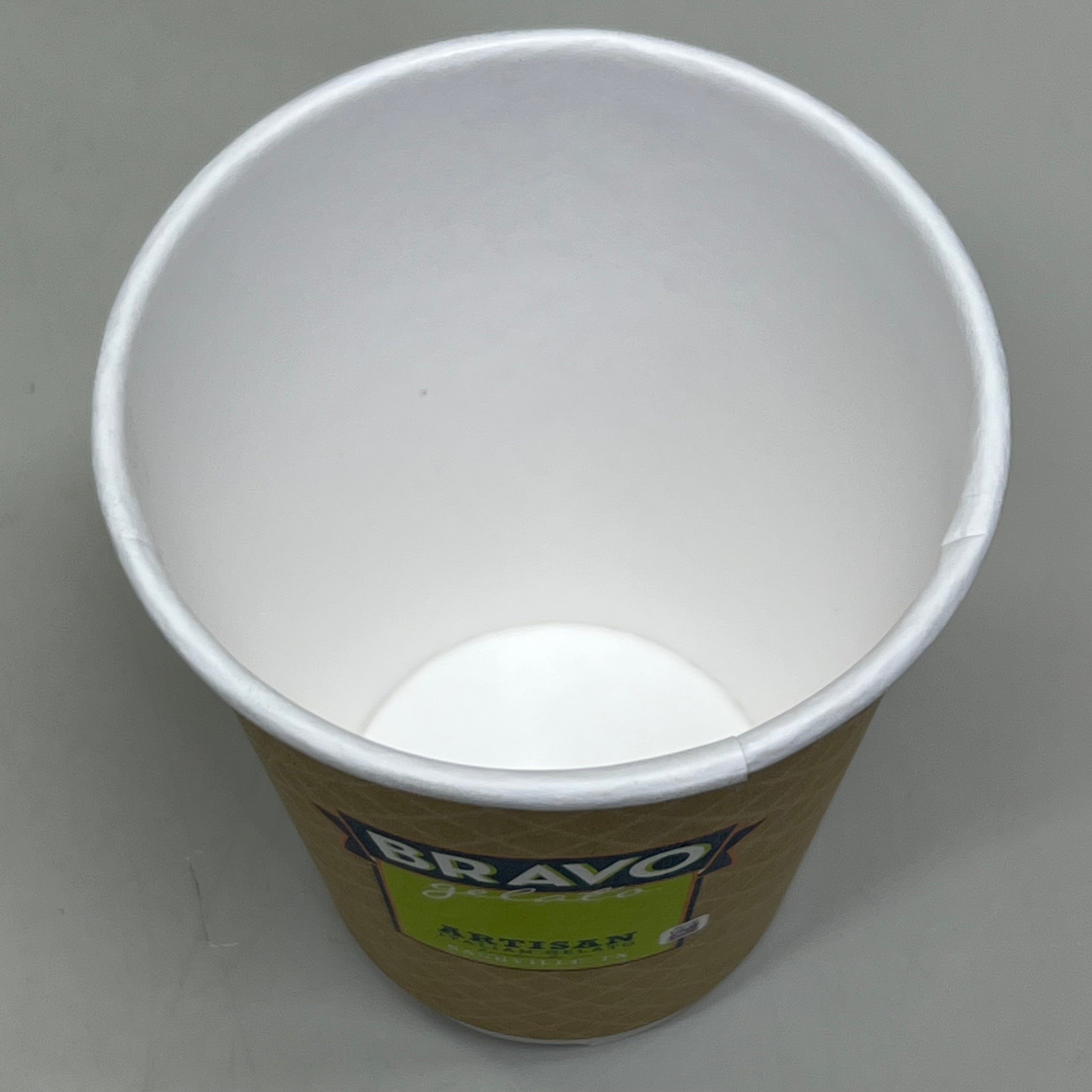BRAVO (500 Cups) 12oz Double Wall Recycled Paper Cup Brown 511576
