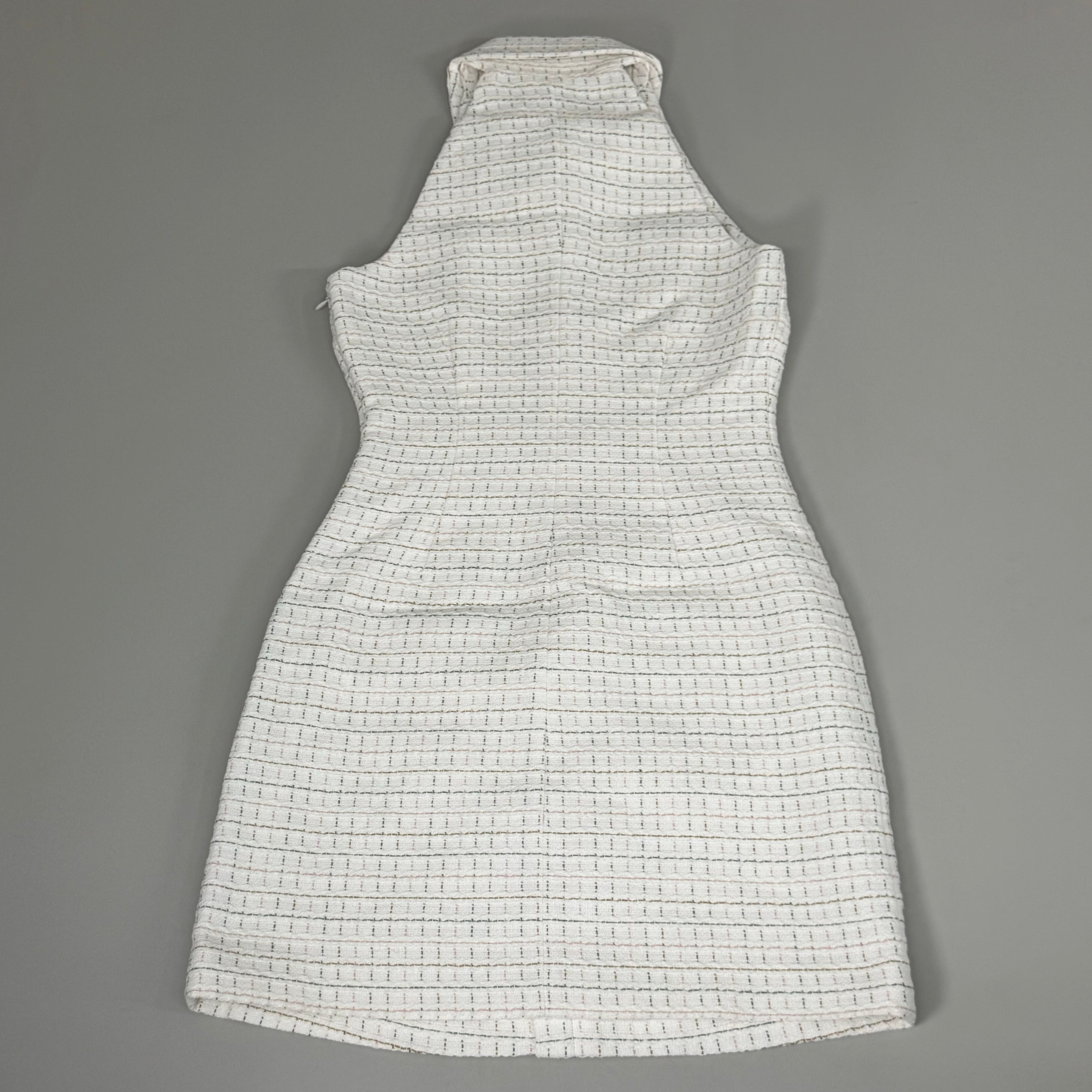 VERONICA BEARD Women's Sleeveless Roxanne Dress Sz-6 Ivory Multi 2406TW6521059