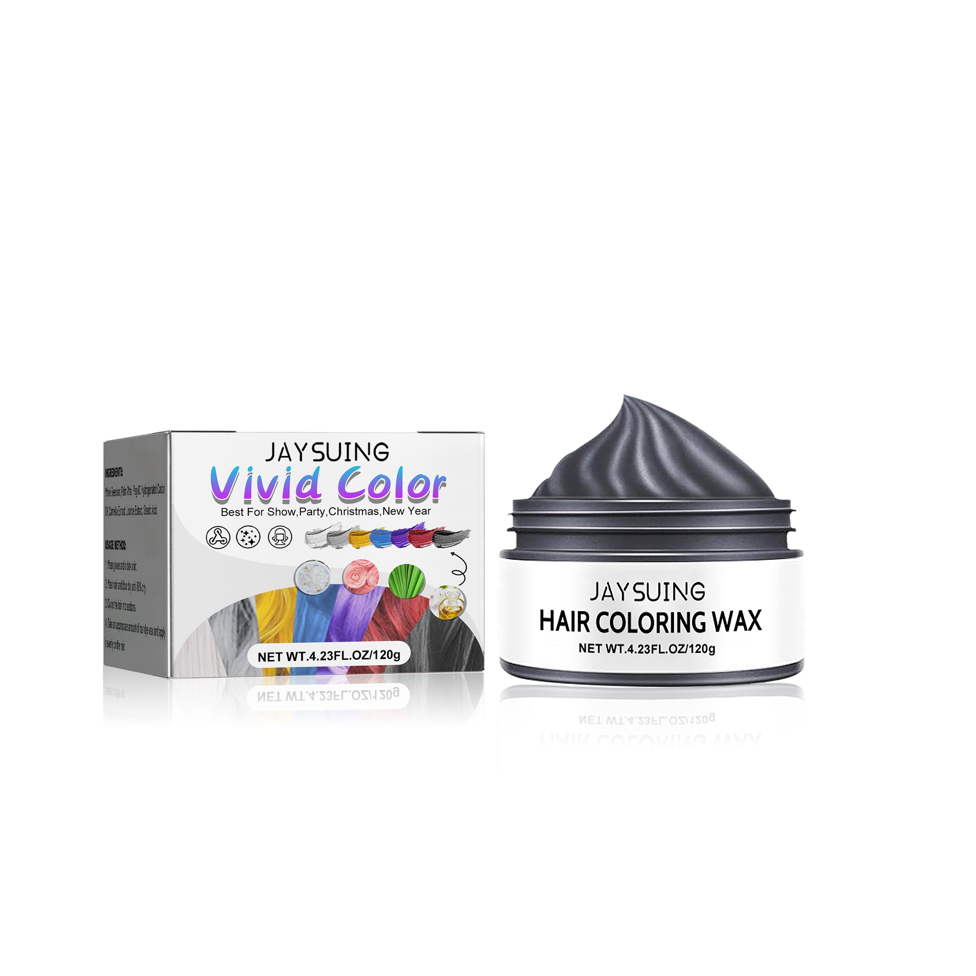 Hair Cream, Covering White Hair, Easy Coloring, Non-Dampening, Tide Color Beauty Hair Cream