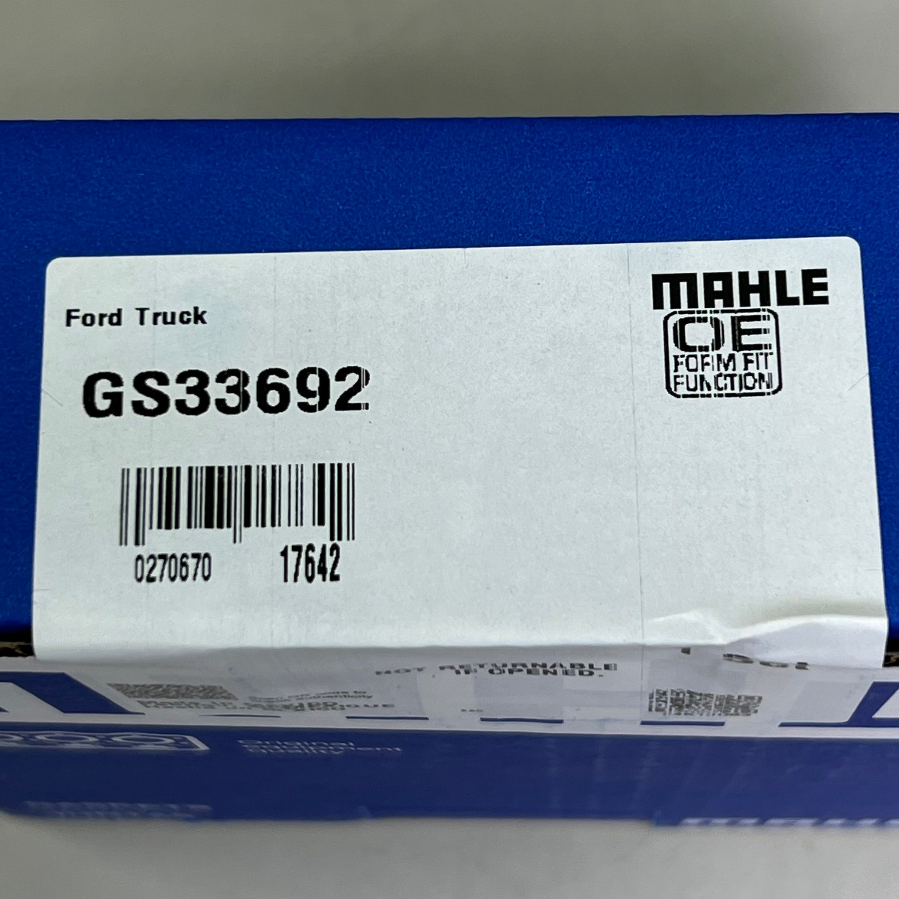 MAHLE for Ford Turbocharger Mounting Gasket Set Sz 8"Hx7"L X 2.2"W GS33692