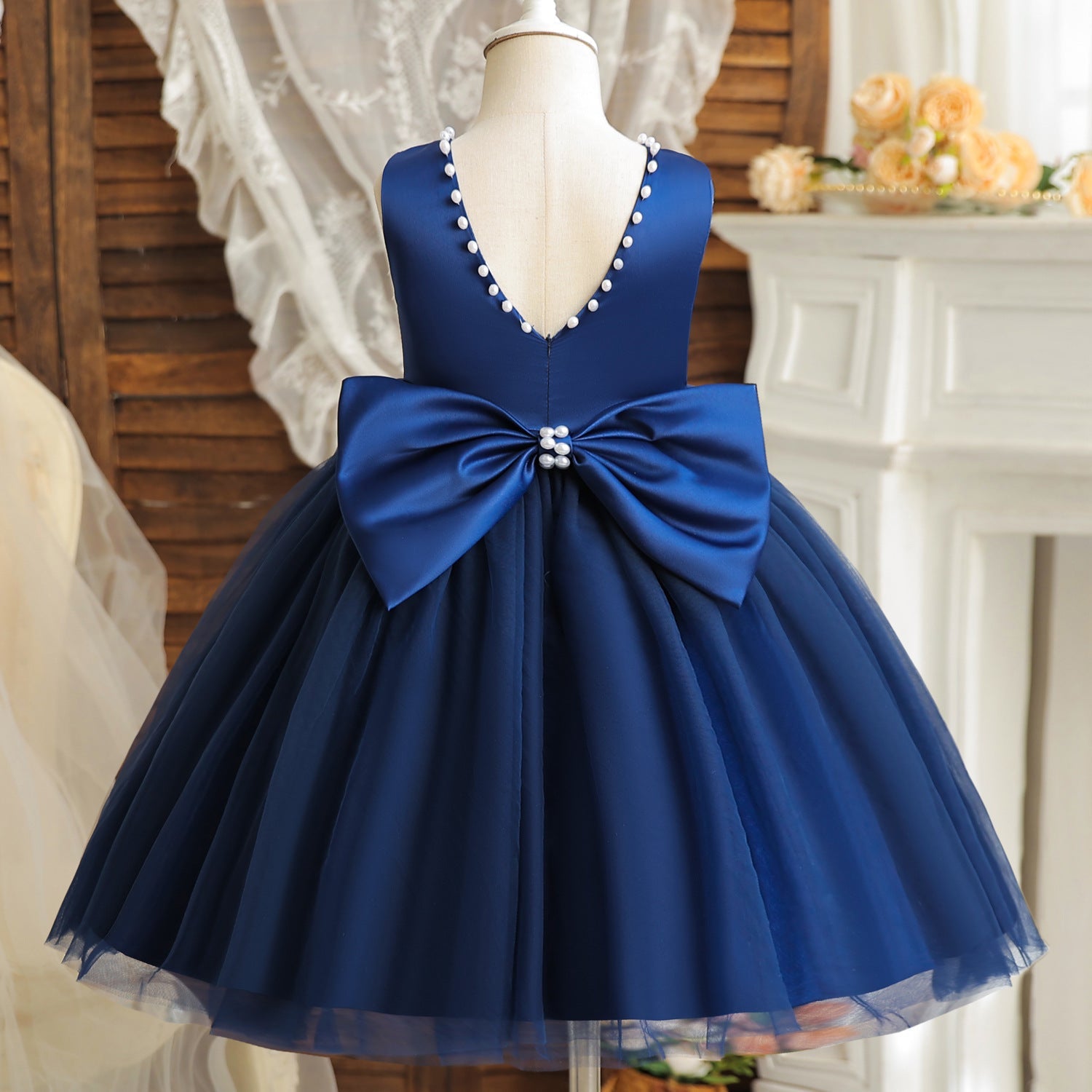 Luxury Girls First Birthday Dress for Newborn Baby Toddler for Princess Great for Parties and Carnivals Girl Party Prom Gown Clothing Wear 1-5 years