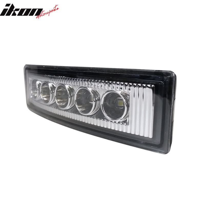2003-2007 Scion xB White SMD 5x LED DRL Black Out Smoked Fog Lights