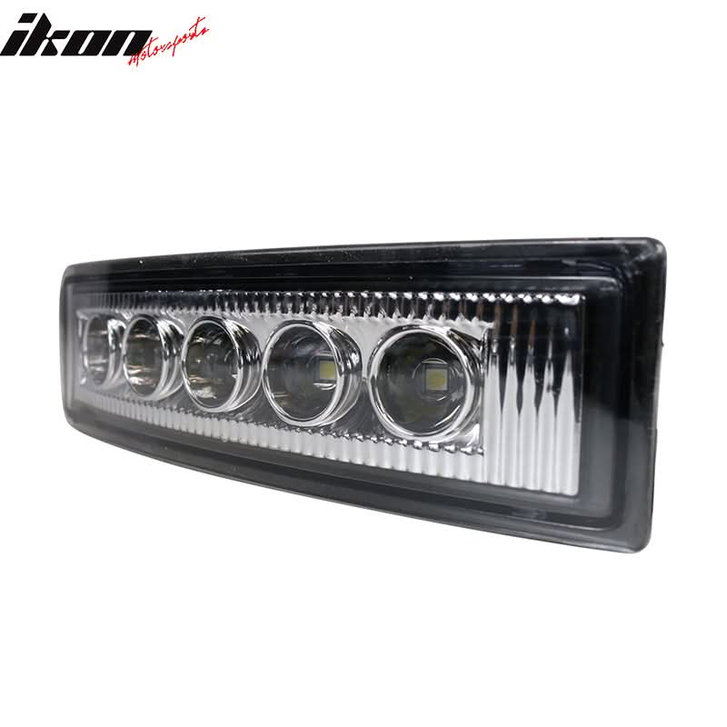 2003-2007 Scion xB White SMD 5x LED DRL Black Out Smoked Fog Lights