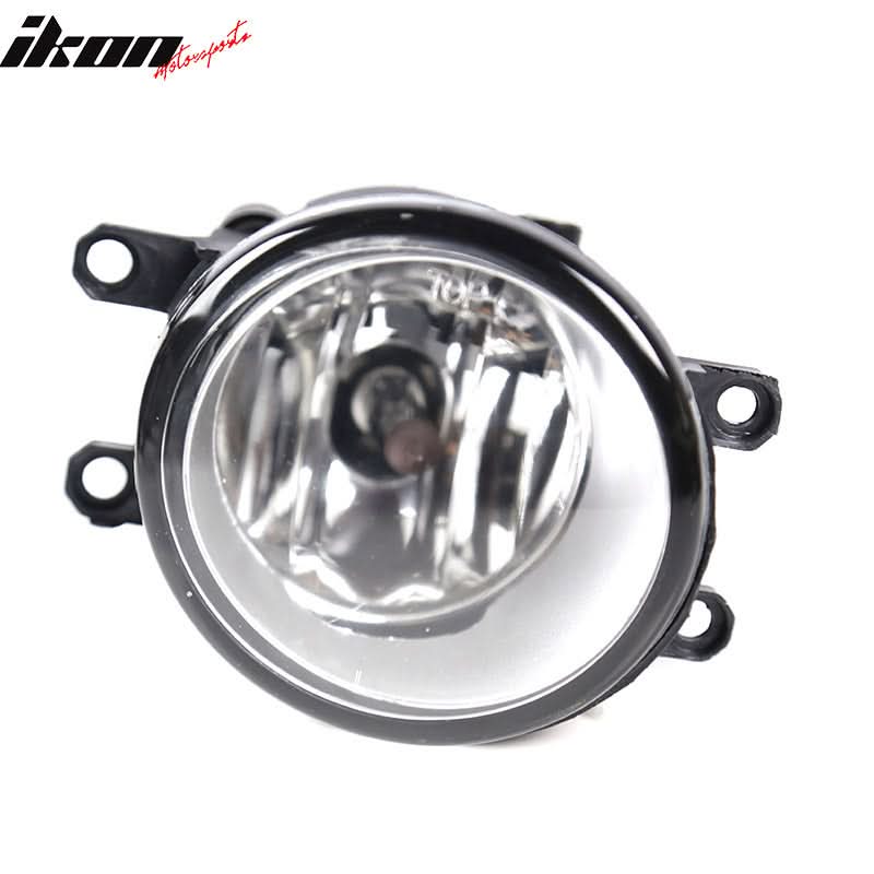 2009-2010 Toyota Corolla Clear w/ Silver Bezel Fog Lights