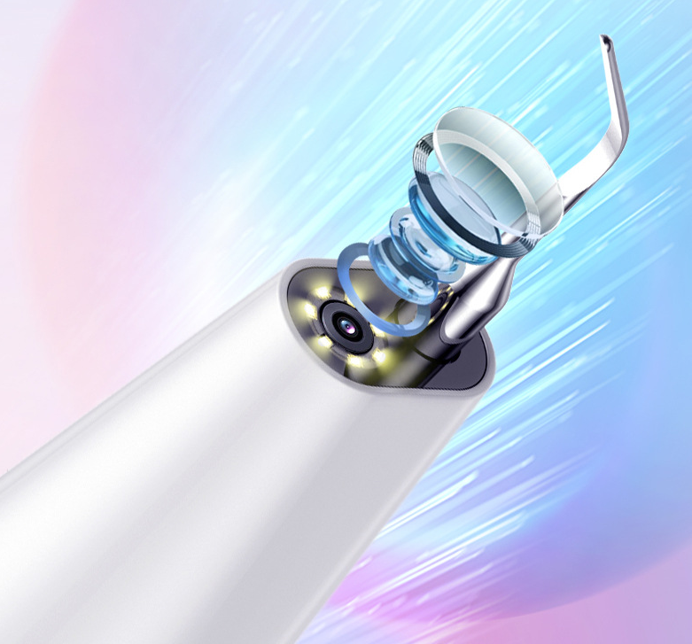 2-in-1 dental cleaning flushing instrument for removing dental calculus and plaque visualized true ultrasonic dental cleaner