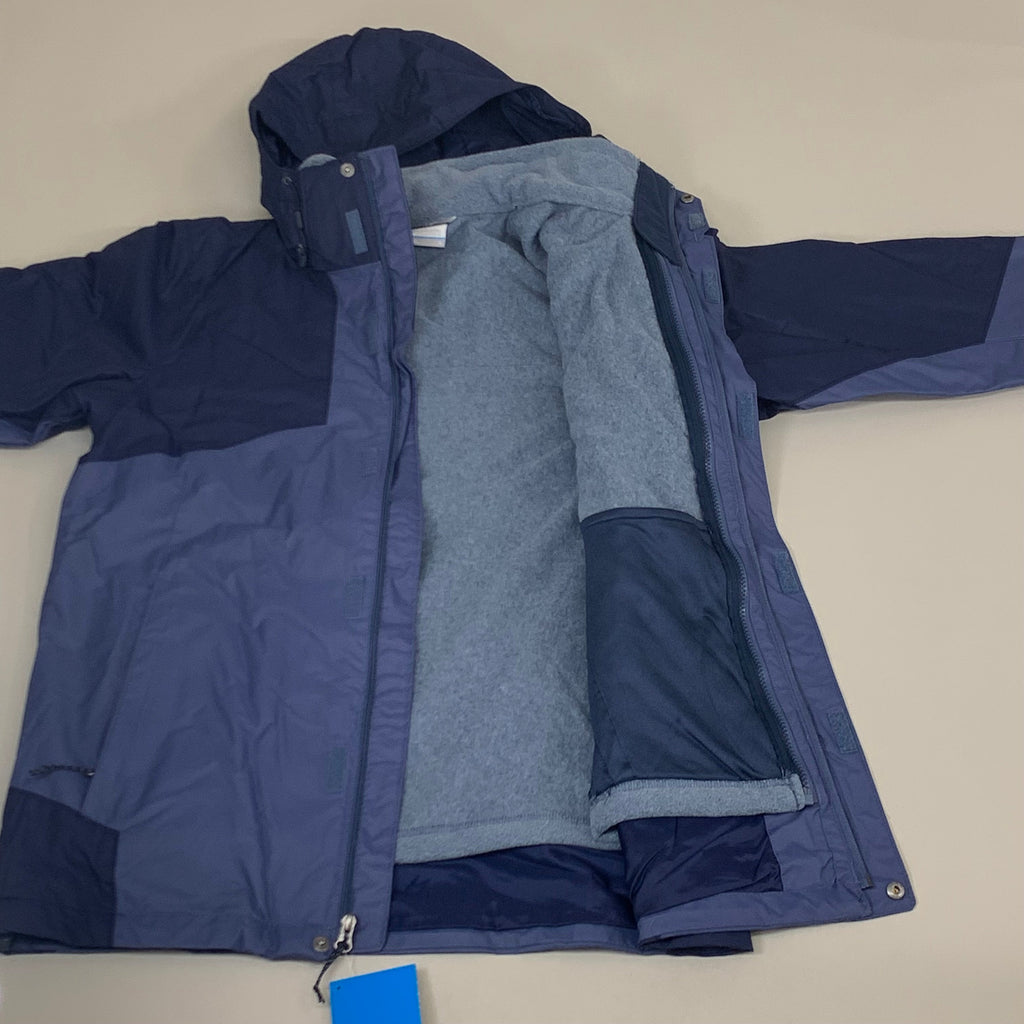 COLUMBIA Bugaboo II Fleece Interchange Jacket Men's Sz S Navy Blue 1800661477