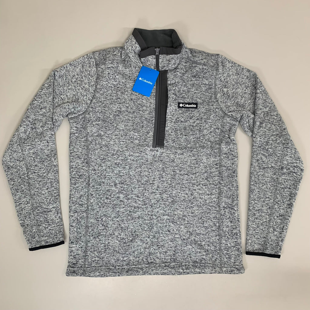 COLUMBIA Sweater Weather Fleece Full Zip Jacket Men's Sz M Heather Grey