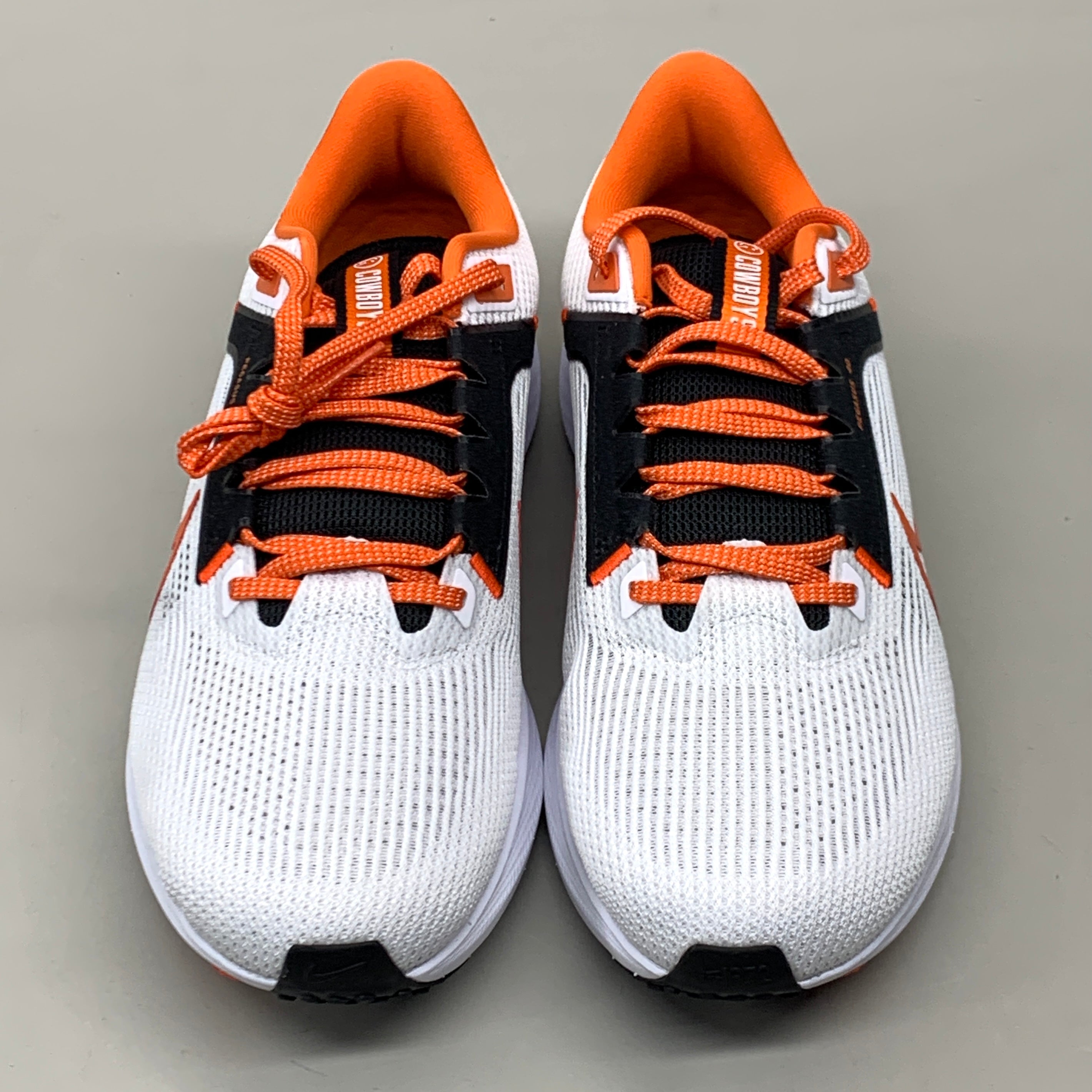 NIKE Zoom Pegasus Shoes 40 OK STATE White, Brilliant Orange & Black Men 10 & W 11.5 DZ5973-100