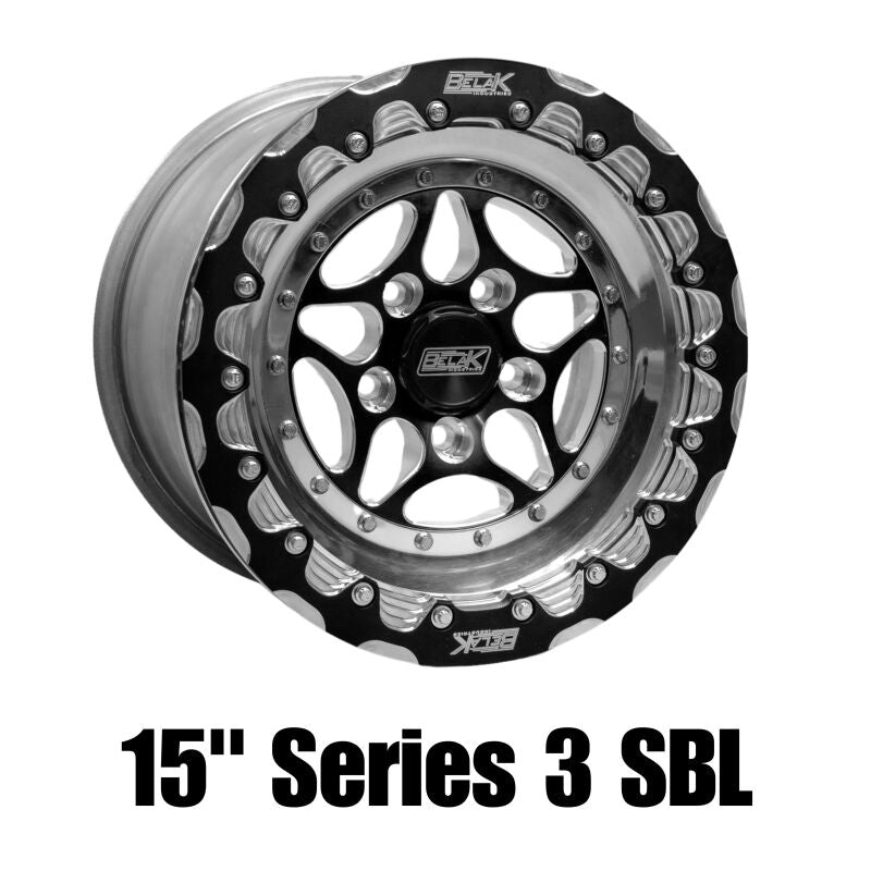 Belak Wheels Belak 15x7 / Honda AWD Rear / 5x114.3 BP / Series 3 Wheel - Single Beadlock 15075114S34BS-SBL