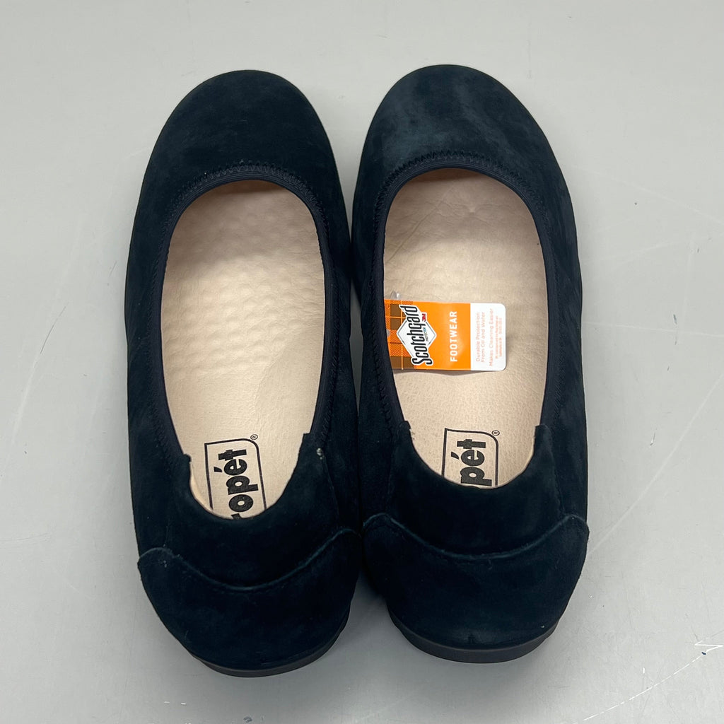 PROPET Yara Slip-On Cushioned Orthotic Comfort Womens Sz 6.5 Black Suede WCX004L
