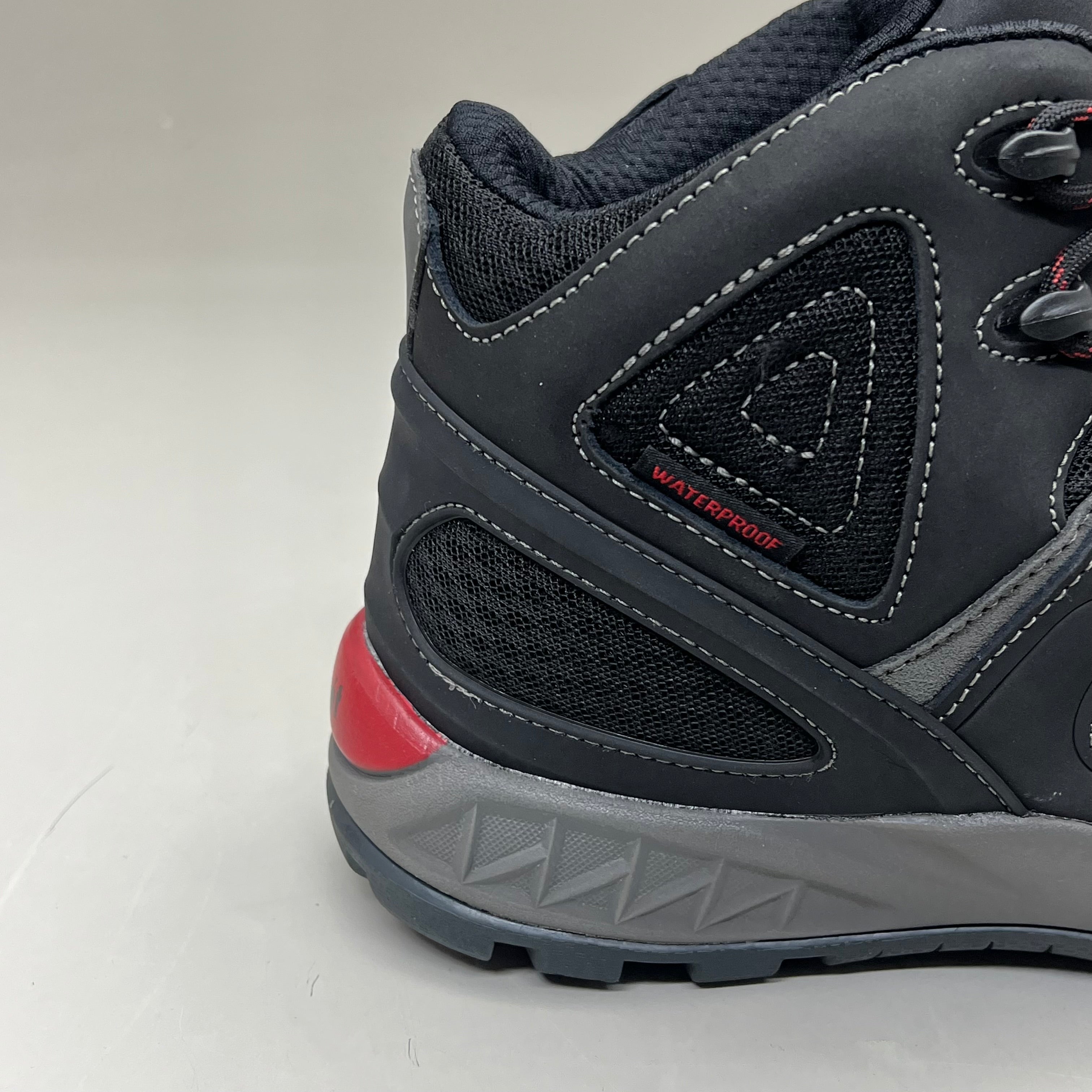 PROPET Veymont Grip Hiking Boot Waterproof Men's Sz 10 X(3E) Black/Red MOA022S