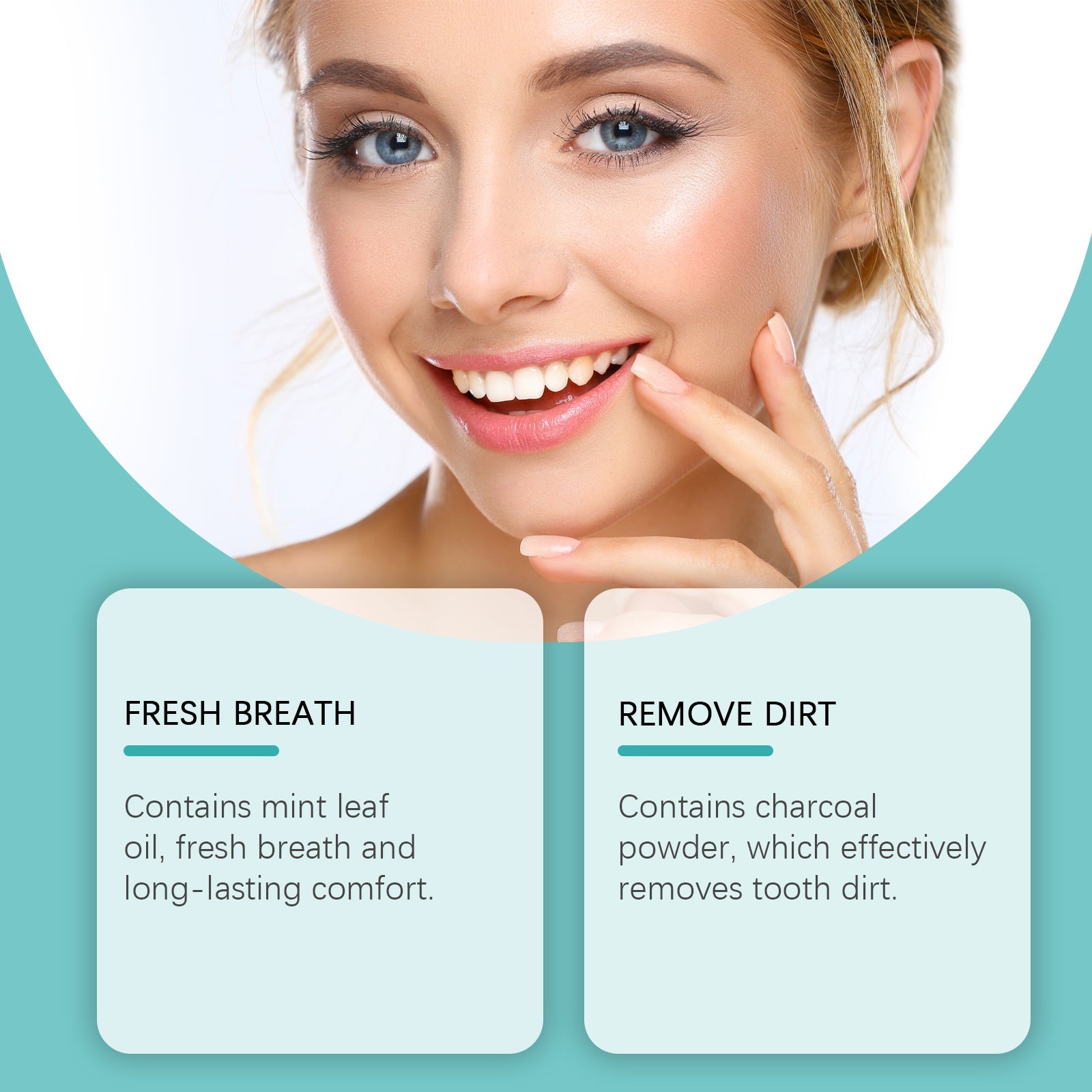 Volcanic Ash Bentonite Dental Powder Tooth Cleaning Powder To Remove Stains And Maintain Oral Hygiene