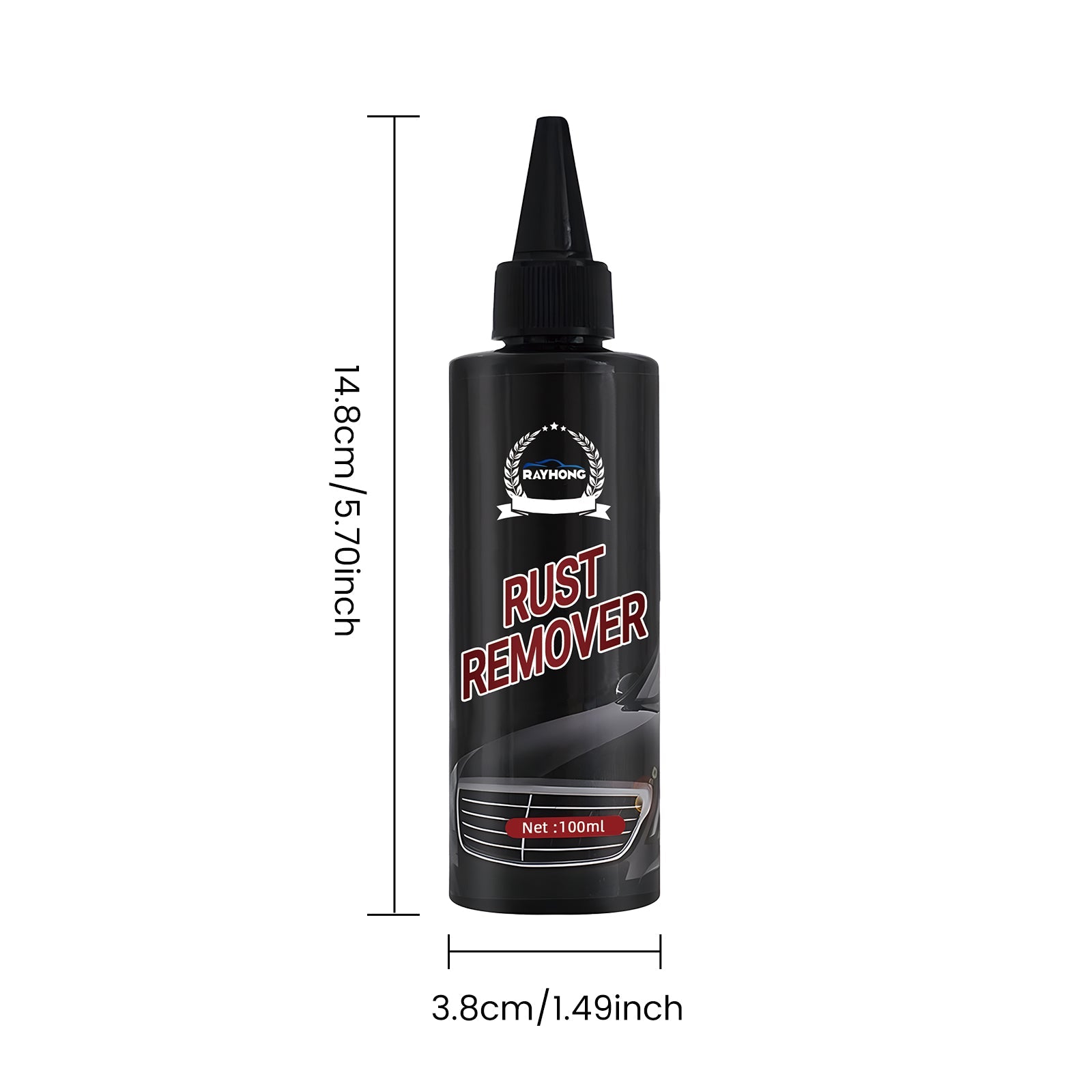 Rust Remover, Multi-Functional Metal Polishing Refurbished Car Wheel Hub Paint Cleaning Rust Remover