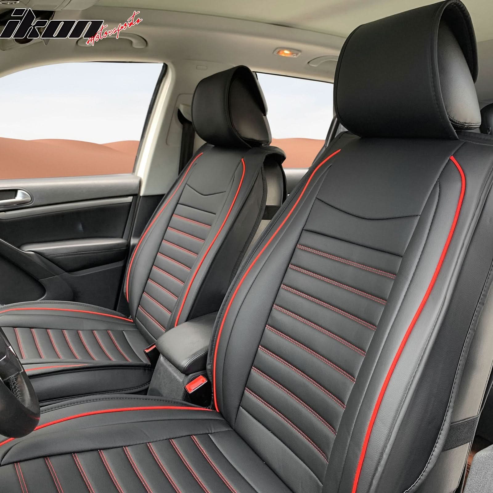 Universal Car Seat Covers Cushion Protecots PU Leather - 02 Style