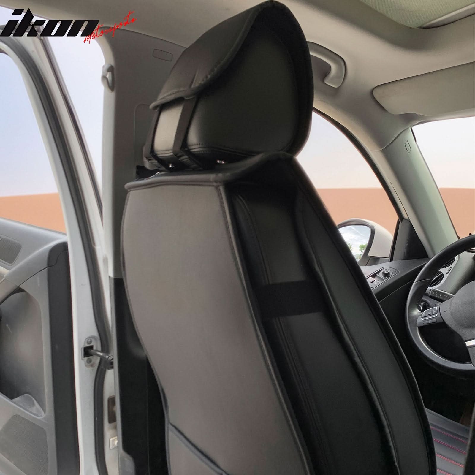 Universal Car Seat Covers Cushion Protecots PU Leather - 02 Style