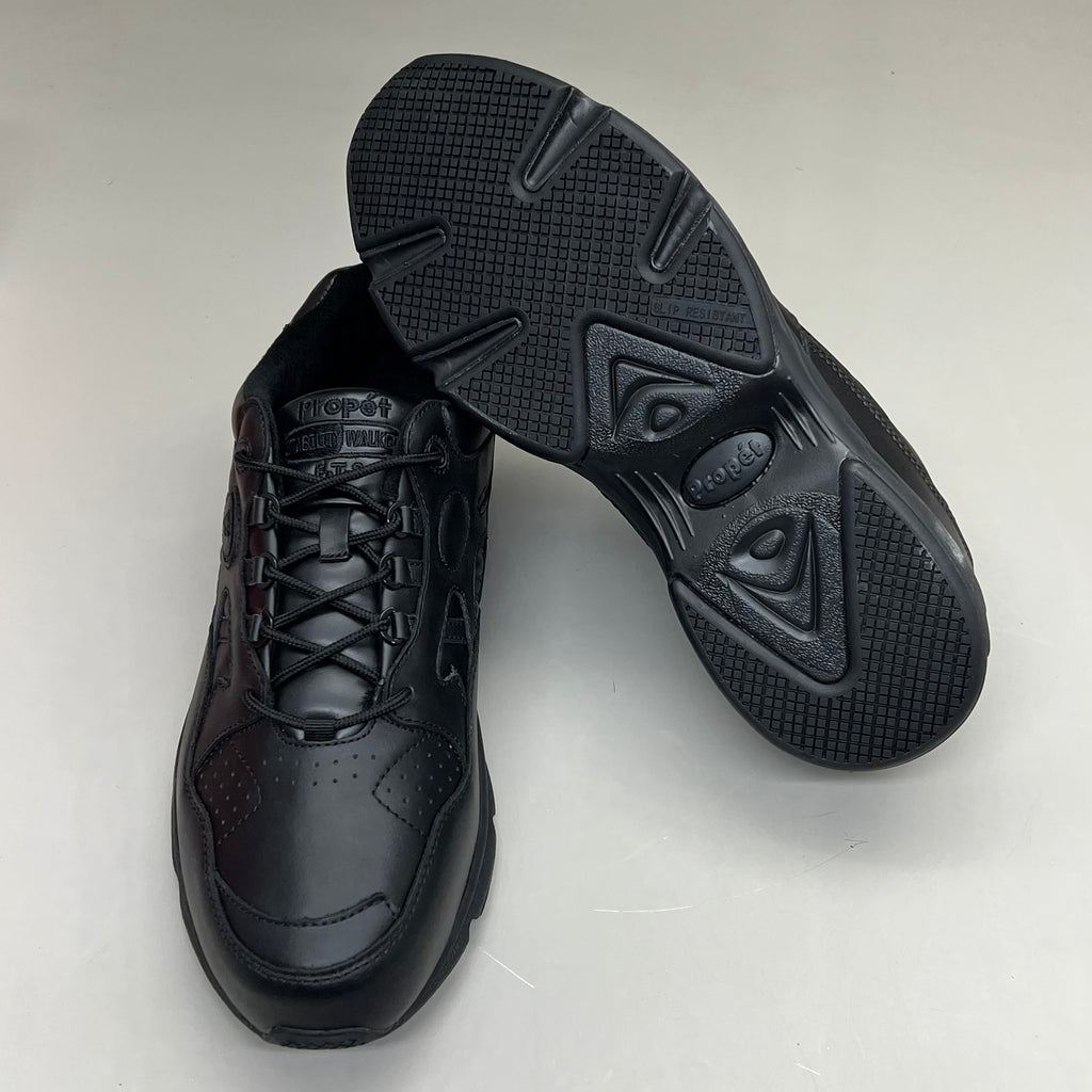 PROPET Stark Slip Resistant Sneaker Ortholite Men's Sz 9.5 XX(5E) Black MAS022L