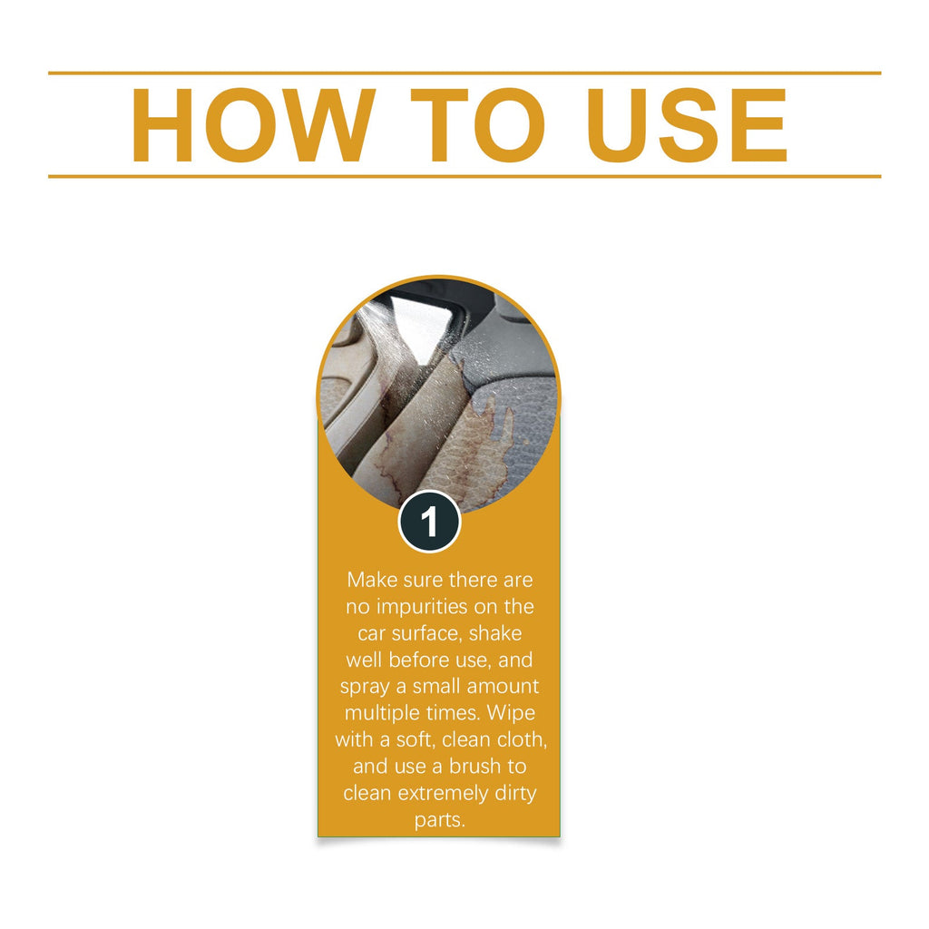 Automotive Interior Foam Cleaning Mousse, Automotive Interior Foam Cleaning Agent For Cleaning Car Roofs