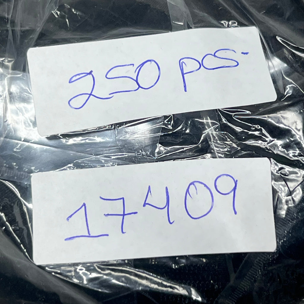 EASTEX (250 Pcs) PSA Loop and Hook Adhesive Sz 1" W X 6.75" L Black 17409