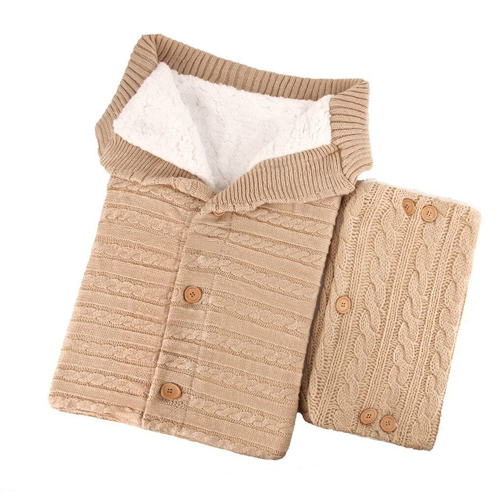 Infant Baby  Swaddle Sleeping Bag Cute Soft Sleep Sack Stroller Wrap+Stroller Gloves