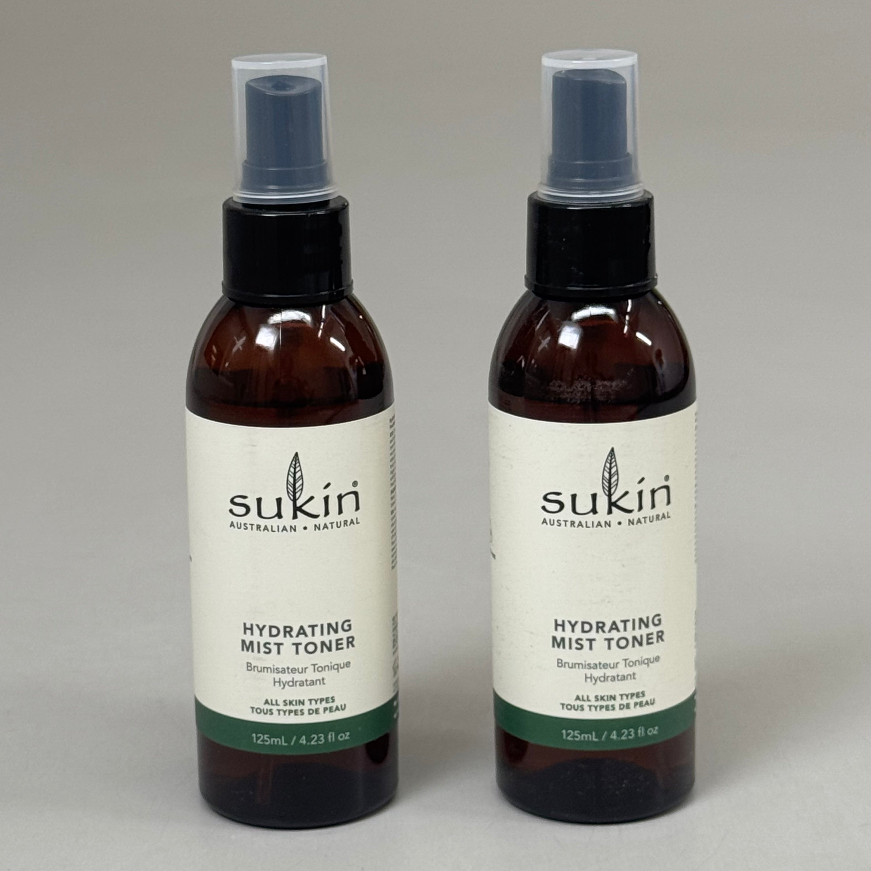 SUKIN (2 PACK) Organics Hydrating Mist Toner Alcohol-Free Chamomile & Rose Water
