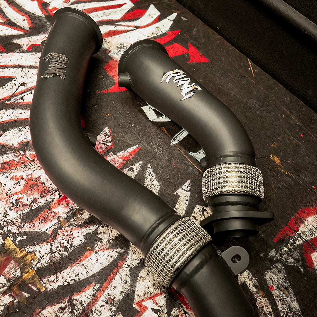 Rvng (F80/F82/F87) S55 3.5' XL Flow Series Race Downpipes