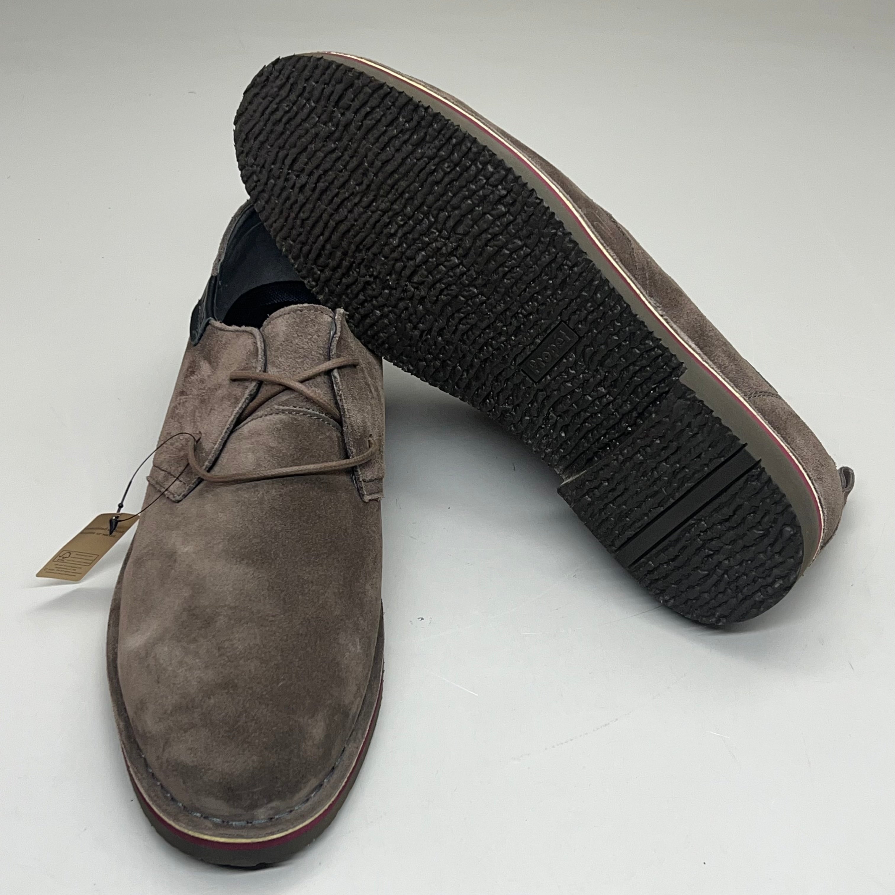 PROPET Finn Suede Oxford Scotchgard Treatment Men's Sz 9.5 M(D) Stone MCX022S