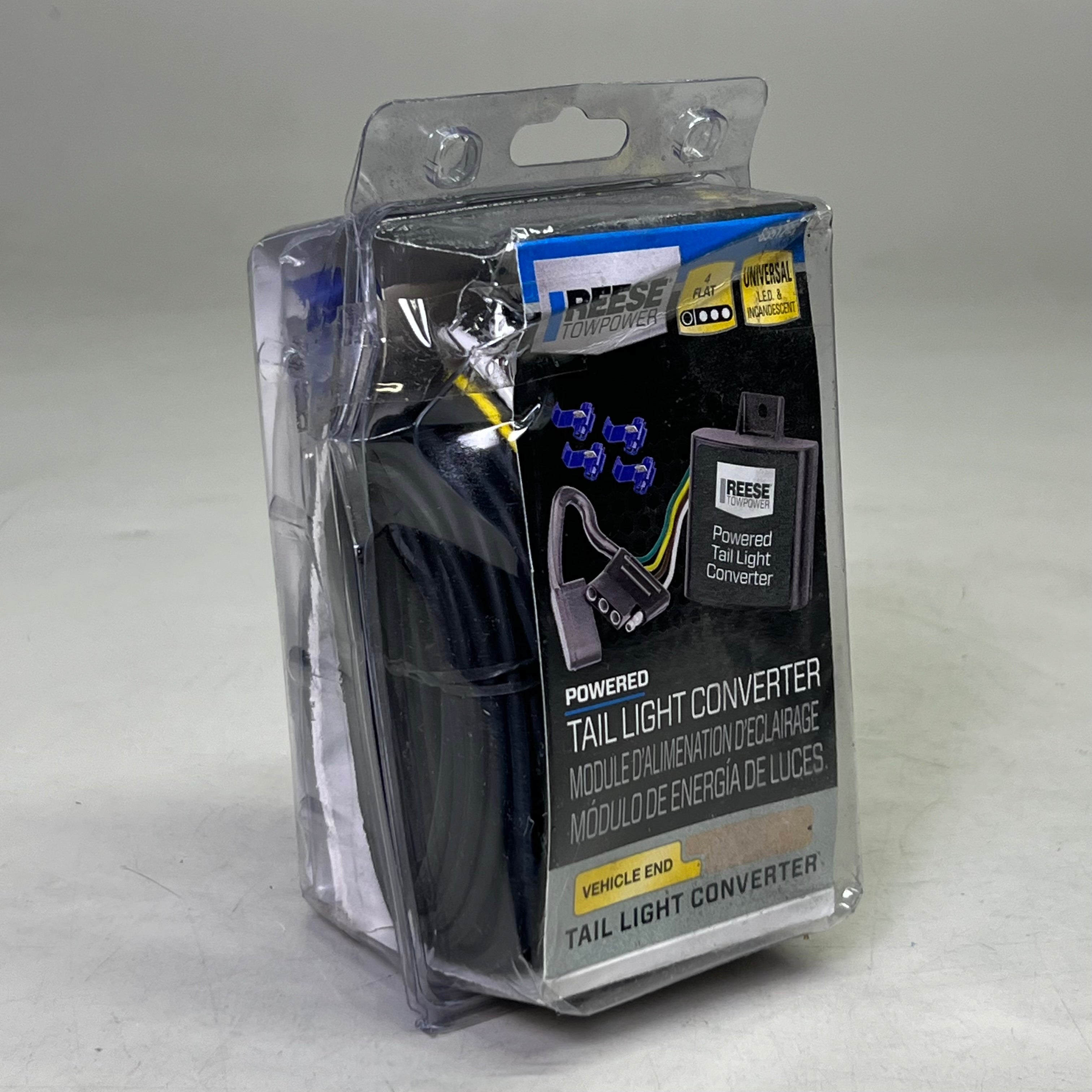 REESE TOWPOWER Powered Tail Light Converter Kit Sz 7" H x 3.5" W 8551200
